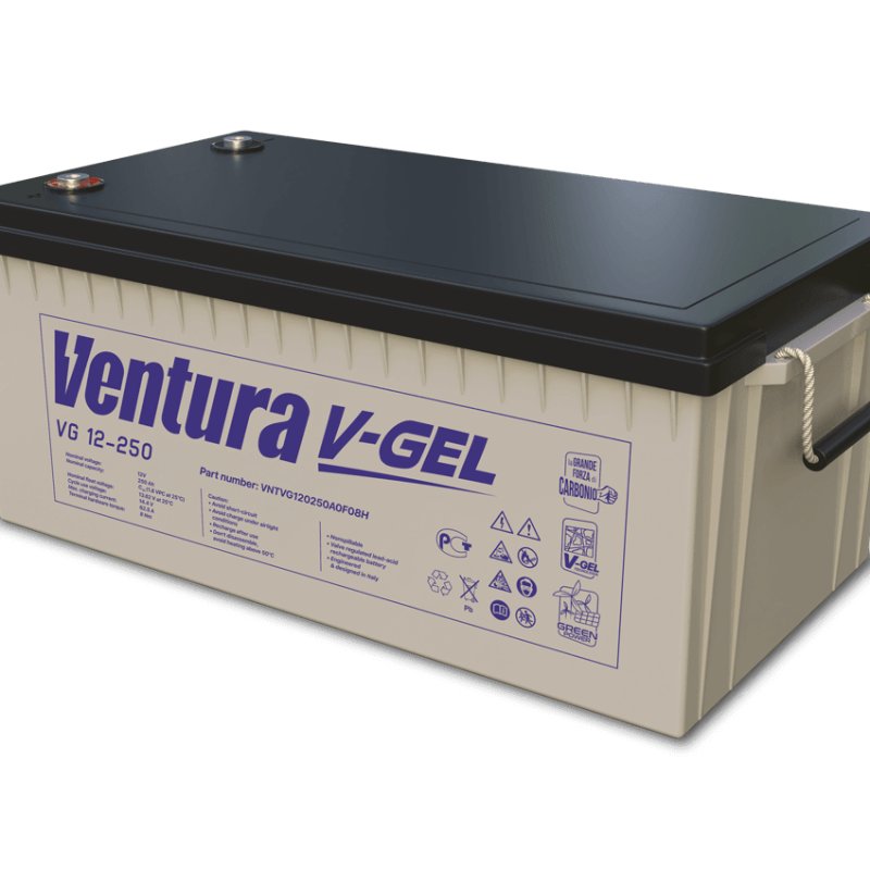 Аккумулятор тяговый гелевый (GEL) VG 12-250, 12 В, 250 Ач (C10), артикул VG 12-250, Ventura