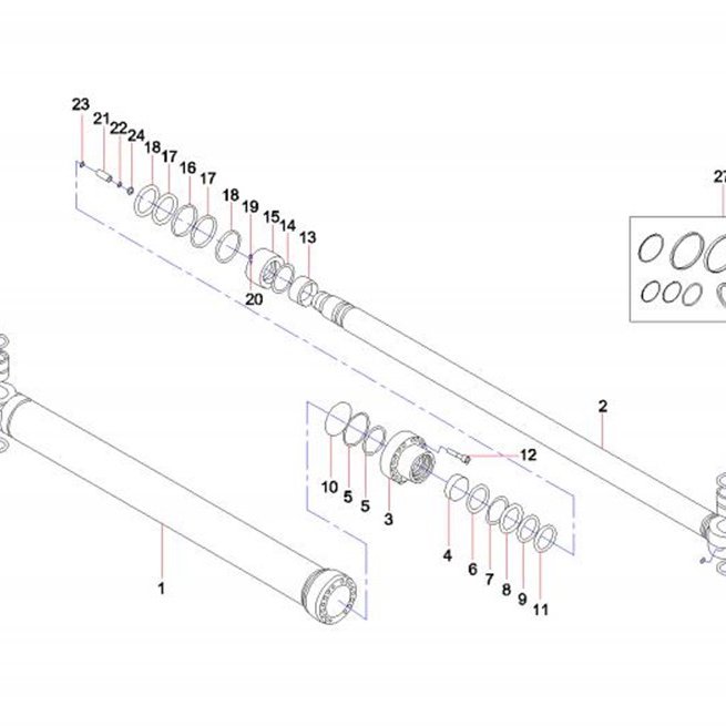 Пылезащитное кольцо, артикул 60065345, Sany