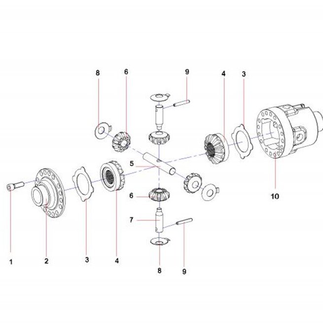 Differential Helical Gear, артикул 60322299, Sany