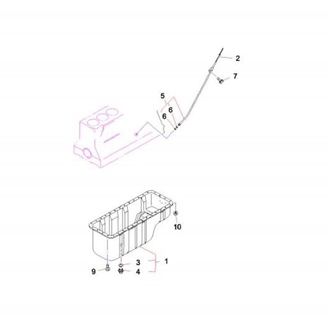 Линейный трубопровод, артикул B229900004489, Sany