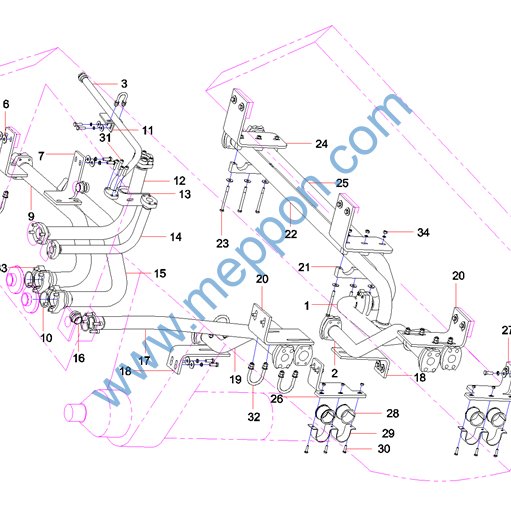 Винт, артикул A210204000226, Sany
