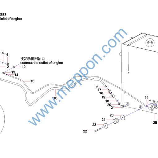 Амортизатор, артикул 60001062, Sany